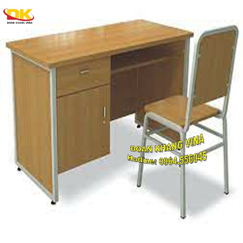 Bàn giáo viên có hộc tủ gỗ công nghiệp DK 012-13